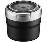 WTHDPHHH Posacenere Auto per Suzuki SX4/SX4 S-Cross 2000-2023 2024, Reutilizable Cenicero De Coche Aspetto Elegante Auto Specifico Portacenere,Silver