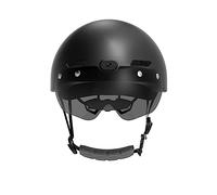 WTHOME Telecamera per registratore per casco monoblocco 1080p ad alta definizione 1500mAh con occhiali da equitazione Casco unisex,Black