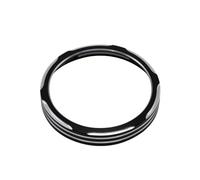 WTIXCRQ Contatore Moto Compatibile con Dyna per Street per Sportster 883 1200 2004-2018 Tachimetro per Moto Anello in Alluminio Cornice copristrumento(Black a)