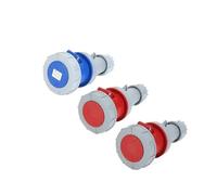 WTKFXVYHU 63A 125A IP67 3P/4P/5P Spina e Presa Industriale Connettore Elettrico Presa a Parete 220V 380V Maschio Femmina(Connector,63A-3P)