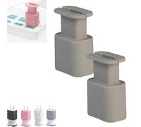 WTKYLMP Visulong 2 In 1 Silicone Charger Protector, Silicone Charger Protector With Cord Wrap,Data Cable Winder Anti-Break Protection, For Phone Charger Case For 18w/20w (Gray 2pcs)