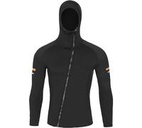 WTLONBF Muta da Sub con Cappuccio da Uomo, Giacca Superiore, Maglietta a Maniche Lunghe in Neoprene da 1,5 mm, Cerniera Frontale, Gilet, Muta da Sub, per Adulti, Immersioni, Surf, Nuoto