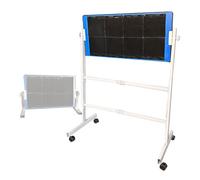 WTLONBF Ping Pong Return Board,Self-Training Table Tennis Return Board,Table Tennis Rebound Board with Brake Wheels,360° Adjustable Panel for Gym Game Rooms Home