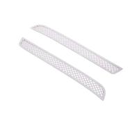 WTNZBAEM Acciaio Inossidabile Nero Compatibile con Corvette C7 Z06 2014-2019 Adesivo Decorativo for Presa d'Aria Posteriore for Auto, Accessori for Auto(Silver)