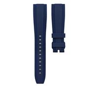 WTNZBAEM Cinturino compatibile con Breitling Professional Endurance 823 Superocean Avenger da 22 mm e 21 mm, cinturino in morbida gomma naturale colorata(Beige,21MM_ROSEGOLD CLASP2)