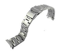 WTNZBAEM Cinturino for orologio subacqueo in acciaio da 22 mm compatibile con Casio Duro MDV106 D MDV106-1A, cinturino da polso, parti di ricambio.(A-Silver 3)