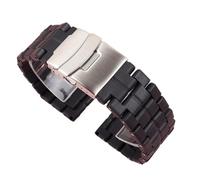 WTNZBAEM Cinturino impermeabile in fibra di plastica da 23 mm compatibile con orologio da uomo Luminox 3051 3160 3080 6402 cinturino sportivo impermeabile(Black-Steel)