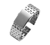 WTNZBAEM Cinturino in acciaio inossidabile compatibile con Diesel Friday Watchband 24 mm 26 mm 28 mm 30 mm DZ7340 DZ7421 Cinturino in metallo solido in acciaio Bracciale da uomo(Silver,22mm)