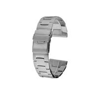 WTNZBAEM Cinturino in acciaio inossidabile da 23/24 mm compatibile con Casio PROTREK Series PRW-60/61/50/70Y/30 PRW-6600 PRG-600Y PRG-650/600 cinturino da uomo(Silver-strap,23mm)