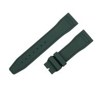 WTNZBAEM Cinturino in gomma morbida fluoroelastomero FKM da 20 mm e 22 mm compatibile con gli accessori for orologi Tudor Black Bay 1958 da 39 mm e 41 mm GMT(Dark green-No buckle,21MM_ROSEGOLD BUCKLE)