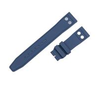 WTNZBAEM Cinturino in gomma morbida fluoroelastomero FKM da 20 mm e 22 mm compatibile con gli accessori for orologi Tudor Black Bay 1958 da 39 mm e 41 mm GMT(Blue-No buckle,22MM_NO BUCKLE)
