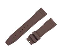 WTNZBAEM Cinturino in gomma morbida fluoroelastomero FKM da 20 mm e 22 mm compatibile con gli accessori for orologi Tudor Black Bay 1958 da 39 mm e 41 mm GMT(Brown-No buckle,20MM_GOLD BUCKLE)
