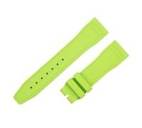 WTNZBAEM Cinturino in gomma morbida fluoroelastomero FKM da 20 mm e 22 mm compatibile con gli accessori for orologi Tudor Black Bay 1958 da 39 mm e 41 mm GMT(Light green-No buckl,20MM_GOLD BUCKLE)