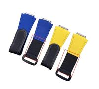 WTNZBAEM Cinturino in gomma personalizzato compatibile con Richard Strap Hook and Loop Fluororubber RM011 RM030 RM010 RM055 Bracciale con attacco a vite(B Elastic band,RM035 model)