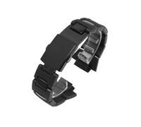 WTNZBAEM Cinturino in plastica for orologio da 16 mm compatibile con Casio G-Shock DW-6900/DW9600/DW5600/GW-M5610, cinturino for orologio da uomo nero, parti di ricambio