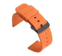 WTNZBAEM Cinturino in silicone a sgancio rapido da 12/14/16/18/20/22/24 mm compatibile con Samsung Galaxy 6 4 5 Pro Huami Huawei Smart Watch Band(Orange B,16mm)
