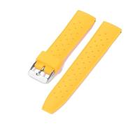 WTNZBAEM Cinturino universale in silicone da 20 mm e 22 mm compatibile con Huawei Watch 3, 4, 5 Pro, accessorio for orologio compatibile con cinturino sportivo Samsung Galaxy Watch(Yellow,22mm)