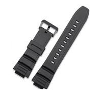 WTNZBAEM Compatibile con Casio MCW-100H/110H/W-S220/HDD-S100 WV-200/AE-2000/2100 5434 Cinturino in resina 16 mm Accessori for orologi da polso Cinturino in silicone for uomo