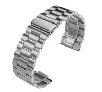 WTNZBAEM Compatibile con cinturino in metallo Casio PRW-600/PRW-60 PRW-6800/6900 PRW-30/50/70, cinturino for orologio in acciaio inossidabile massiccio con sgancio rapido(54-silver)