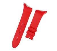 WTNZBAEM Compatibile con i cinturini Hamilton Adventure Strap Elvis Presley 75th Anniversary Black Man Series, delicati cinturini impermeabili in silicone da 25 mm(Red-None)