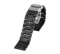WTNZBAEM Compatibile con Luminox 3051 3150 Cinturino for orologio da polso da uomo in fibra di carbonio, cinturino da polso da 23 mm, accessori neri(Black silver buckle)