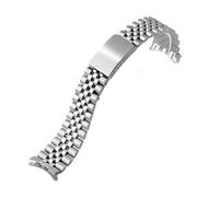 WTNZBAEM Compatibile con Rolex DATEJUST Cinturino in Metallo Solido Per Jubilee Business Wristband 18mm 20mm Full Stainless Steel Curvo End Watchban, 13mm, Acetato, Nessuna pietra preziosa