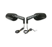 WTNZBAEM Indicatori di direzione a LED a specchio compatibili con motociclette Harley VROD VRSCF 2009-2017 2016 2015 2014 2013 2012(Black)