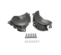 WTNZBAEM Protezioni cilindro in carbonio for moto, copertura di protezione motore compatibile con VOGE Valico DS900X DSX900 900DSX DSX 900 DS 900 X 2023 2024(Carbon Look)