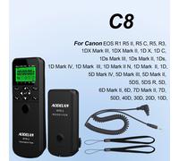 WTR-2 Timer per fotocamera telecomando intervalometro rilascio dell'otturatore per Canon R3 R5C R5 1D 5D 6D 6DII 7D 7DII 50D 40D 30D 20D 10D