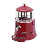 WTRYRN Macchina elettrica per scaldare la Cioccolata Calda, Dispenser per Bevande Calde, miscelazione Continua, Materiale per Uso Alimentare, per Uso Commerciale e Domestico Red-HT-5L