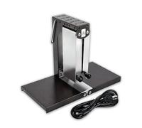 WTRYRN Scaldaformaggio Elettrico Multifunzione per raclette, scaldaformaggio semicircolare, Doppia efficienza di Riscaldamento, stabilità del dissipatore di Calore, Design Compatto 110V