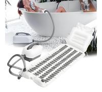 WTRYRN Tappetino da Bagno con Schiuma per Massaggio Portatile, massaggiatore per Vasca da Bagno con Cuscino, allevia la Tensione del Collo e delle Spalle nel fine Settimana