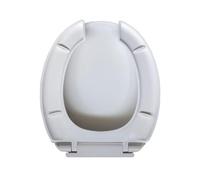 Wttfc Copriwater in Pp Universale,Sedile WC Apertura Frontale,Copri WC Aperto Universale Ergonomico per Comunità,Disabili,ASSE WC Forma di Ovale,Tavoletta WC Cerniera Regolabile,O Shaped