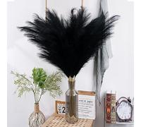 Wttisel 10 erba della pampa nera alta - 96,5 cm, erba della pampa artificiale, alta erba della pampa, bouquet di fiori e riempitivo per vasi bohémien, decorazione per la casa, matrimonio, festa della