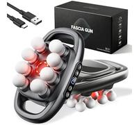 Wtujil Pistola massaggiante per la testa con 16 tessuti profondi con 3 modalità e 30 intensità, massaggiatore per la schiena per alleviare il dolore ai tessuti profondi, allevia la tensione e la