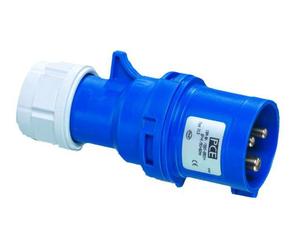 WTYCZKA PRZENOŚNA 32A 3P 230V NIEBIESKA IP44 SHARK 023-6 - E143CY-PD002
