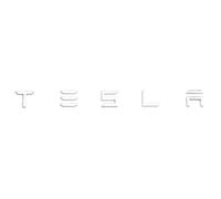 WTZNB Emblema Adesivo per Tesla Cybertruck, Adesivi per Auto, Cofano Anteriore e Posteriore, griglia del Bagagliaio, Sostituzione Emblema, Adesivo per Auto, Stile Decorativo,White