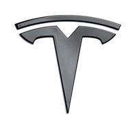 WTZNB Emblema Adesivo per Tesla Model S, Adesivi per Auto, Cofano Anteriore e Posteriore, griglia del Bagagliaio, Sostituzione Emblema, Adesivo per Auto, Stile Decorativo,Black