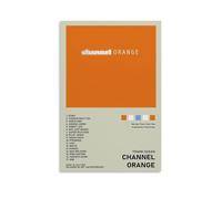 WTZRFV Frank Ocean"s Channel Orange AlbumMotivational Wall Art Poster motivazionali stampa su tela per la decorazione della casa soggiorno camera da letto design moderno senza cornice, stile 20 x 30
