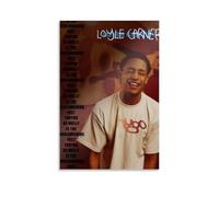 WTZRFV Loyle Carner Is The World Moving Fast For You As Well- Poster motivazionale, stampa su tela, decorazione per casa, soggiorno, camera da letto, design moderno, senza cornice, 50 x 75 cm