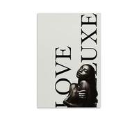 WTZRFV Sade Love Deluxe, poster motivazionale da parete su tela, stampa su tela, decorazione per casa, soggiorno, camera da letto, design moderno, senza cornice, 40 x 60 cm