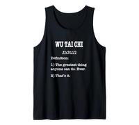 Wu Tai Chi per Principianti/Divertente Design con Definizione Falsa Canotta