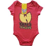 Wu Tang Clan Bambino A Crescere Wu-Tang Logo Nuovo Ufficiale Rosso 0 To 24 Size X-Small (0-3 months)