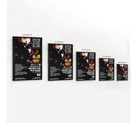 Wu-Tang Clan Enter The Wu-Tang- Poster impermeabile su tela, decorazione da parete, adatto per ufficio, camera da letto, soggiorno, poster con cornice, 60 x 90 cm