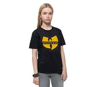 Wu-Tang Clan Kids T Shirt Classic Band Logo Nuovo Ufficiale Nero Ages 3-10 Yrs Size Small (5/6 Yrs)