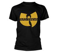 Wu-Tang Clan 'Logo' (Nero) T-Shirt - NUOVO E UFFICIALE