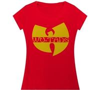 Wu-Tang Clan Logo Red M Donna Maglietta