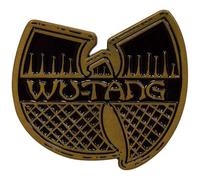 Wu-Tang Clan Nero & Oro Logo Pin Badge Size One Size