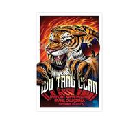 Wu-tang Clan - Poster su tela, motivo: film Clan, decorazione per camera da letto, sport, ufficio, stanza, regalo, senza cornice, 30 x 45 cm