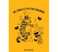 Wu Tang Is For The Children Sketchbook: 110 pages 8.5x11 Large Sketch Book Unlined Drawing Notebook, for Doodling or Sketching Journal